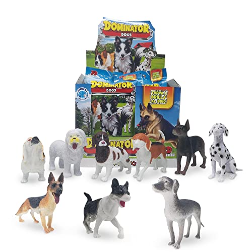 Sbabam s.r.l. Dominator Dogs 4er Pack Beutel mit verschiedenen Motiven, 3D Collection Realistische Hunde von Sbabam s.r.l.