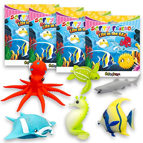 #sbabam Softy Friends Life in The Sea, Squishy Spielzeug mit Meerestieren, 4er-Pack, Weiche Tiere Figuren wie Oktopus, Meeresschildkröte und Andere, Spielzeug ab 3 Jahre als Baby Geschenk #sbabam Softy Friends Life in The Sea, Squishy Spielzeug mit Meerestieren, 4er-Pack, Weiche Tiere Figuren wie Oktopus, Meeresschildkröte und Andere, Spielzeug ab 3 Jahre als Baby Geschenk von #sbabam