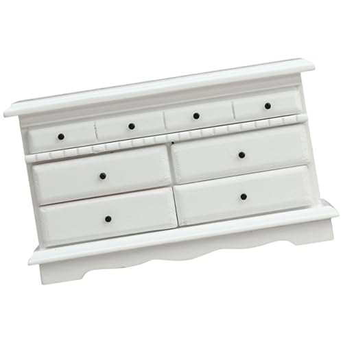 1/12 Skala Dollhouses Holzkommode Mit Mehreren Schubladen Miniaturmöbel Aufbewahrungsschrank Dollhouses Miniaturlagerung von Sbshiouu