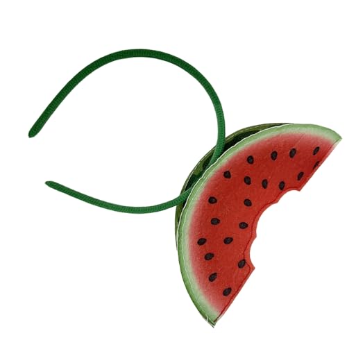 Sbshiouu Haarreif mit Obstmotiv, Cosplay, Wassermelone, Kopfschmuck für hawaiianische Partys und tropische Abenteuer, Geburtstage Sbshiouu Haarreif mit Obstmotiv, Cosplay, Wassermelone, Kopfschmuck für hawaiianische Partys und tropische Abenteuer, Geburtstage von Sbshiouu