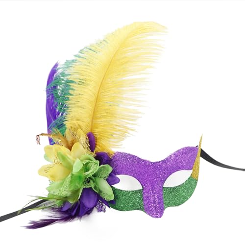 Sbshiouu Maskerade Venezianer, halbes Gesicht, Karneval, Party, gefiedert, Halloween-Kostüm, Karneval, Halloween-Party, Maskerade, halbes Gesicht Sbshiouu Maskerade Venezianer, halbes Gesicht, Karneval, Party, gefiedert, Halloween-Kostüm, Karneval, Halloween-Party, Maskerade, halbes Gesicht von Sbshiouu