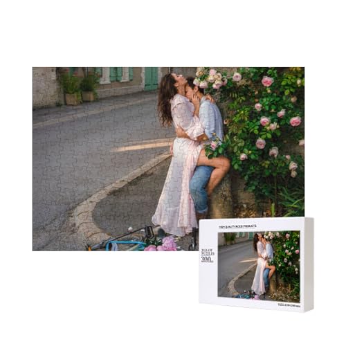 Personalisiertes Puzzle mit eigenem Bild Foto Puzzle,300/500/1000 Teile individuelles Puzzle für Erwachsene Kinder,Benutzerdefiniert Puzzle Geburtstage, Muttertag, Valentinstag Hochzeiten (300) von Sbyhbhyds