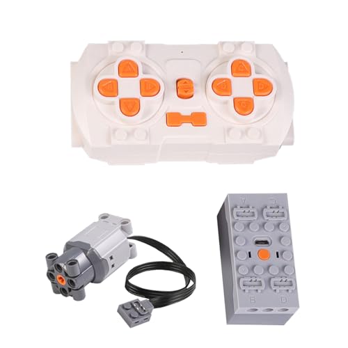 Scakbyer 3-teiliges Motor-Set mit Power-Funktionen, inklusive 1 x App-Dual-Fernbedienung, 1 x Lithium-Batteriebox, 1 x L-Motor Scakbyer 3-teiliges Motor-Set mit Power-Funktionen, inklusive 1 x App-Dual-Fernbedienung, 1 x Lithium-Batteriebox, 1 x L-Motor von Scakbyer