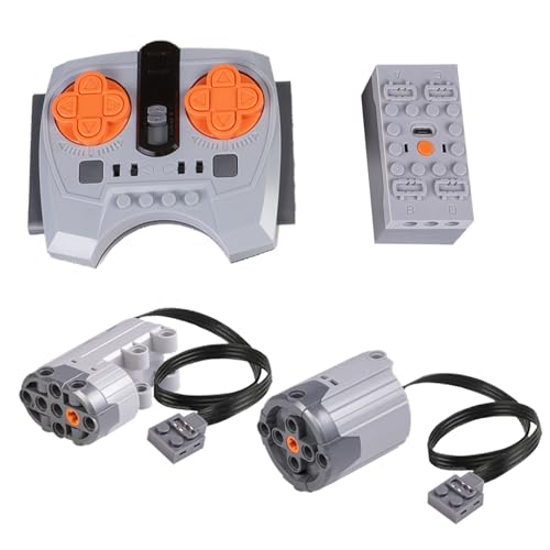 Scakbyer 4St. Technik Power Function Set kompatibel mit Technic Autos, Include 1 x APP Fernbedienung, 1 x Lithium-Batteriebox, 1 x Steering Motor, 1 x XL-Motor Scakbyer 4St. Technik Power Function Set kompatibel mit Technic Autos, Include 1 x APP Fernbedienung, 1 x Lithium-Batteriebox, 1 x Steering Motor, 1 x XL-Motor von Scakbyer