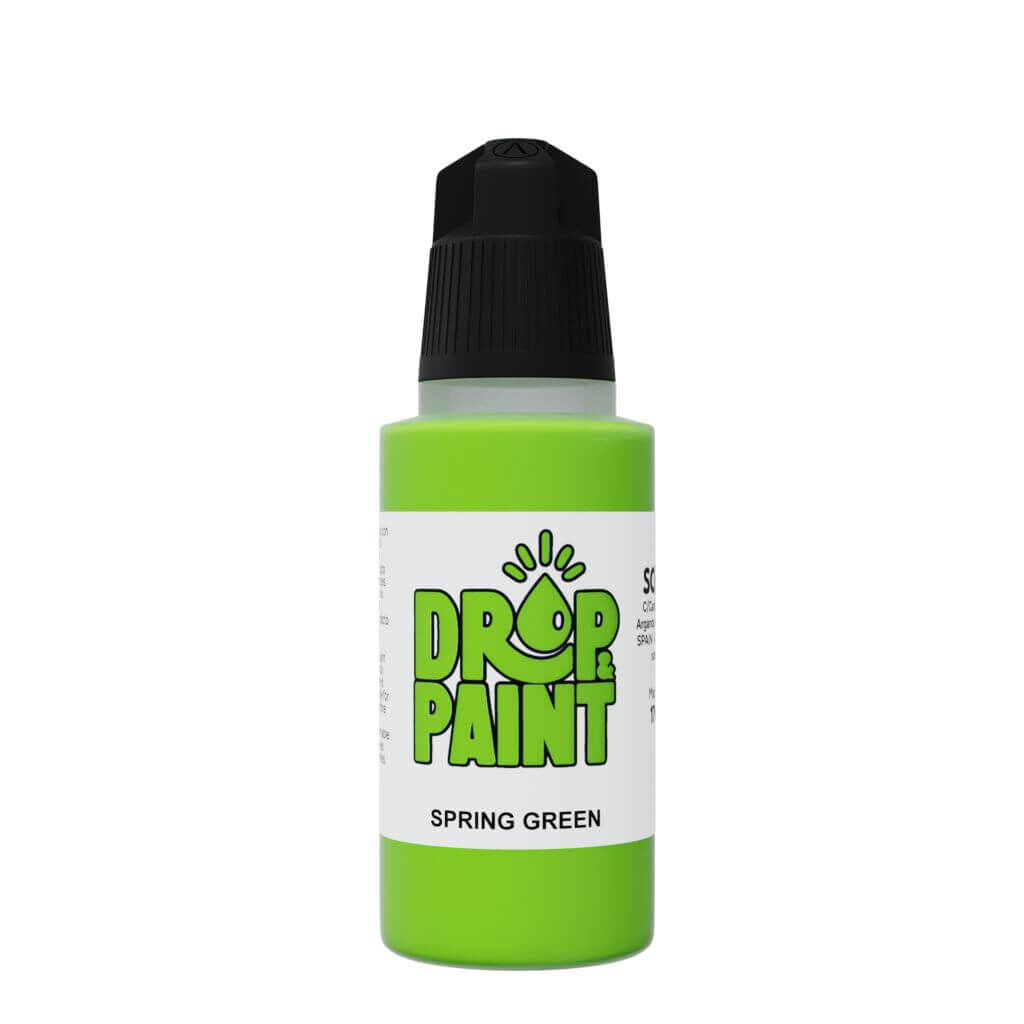 Drop and Paint Spring Green