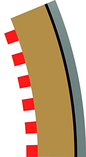 Randstreifen, außen, für Kurve, Radius 2, 22,5°, 4 Stück Randstreifen, außen, für Kurve, Radius 2, 22,5°, 4 Stück von Scalextric