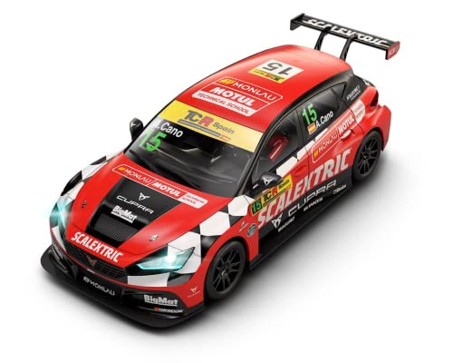 SCALEXTRIC - Cupra Leon Wettkampf-Monlau Auto Slot, mehrfarbig (U10425S300) von Scalextric