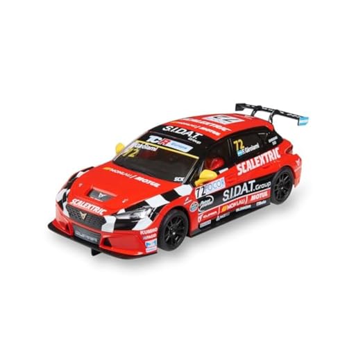 SCALEXTRIC Rennfahrzeug Advance - Slotcar, Maßstab 1:32 (Cupra Leon Wettbewerb - Team Monlau) von Scalextric