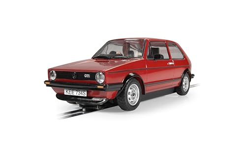 Scalextric C4490 1:32 Volkswagen Golf GTI Mk.I Rot - Slotcar, Rennbahn, Auto für Rennbahn, Rennbahnauto, Rennbahn, Kinderspielzeug, Zubehör für Rennbahnen Scalextric C4490 1:32 Volkswagen Golf GTI Mk.I Rot - Slotcar, Rennbahn, Auto für Rennbahn, Rennbahnauto, Rennbahn, Kinderspielzeug, Zubehör für Rennbahnen von Scalextric