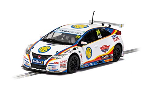 Scalextric C4210 Honda Civic Type-R NGTC - Jake Hill 2020, Weiß von Scalextric