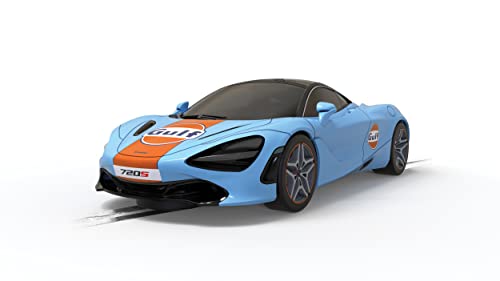 Scalextric C4394 1:32 McLaren 720S Gulf Edition HD - Slotcar, Rennbahn, Auto für Rennbahn, Rennbahnauto, Rennbahn für Kinder, Kinderspielzeug, Zubehör für Kinderrennbahnen Scalextric C4394 1:32 McLaren 720S Gulf Edition HD - Slotcar, Rennbahn, Auto für Rennbahn, Rennbahnauto, Rennbahn für Kinder, Kinderspielzeug, Zubehör für Kinderrennbahnen von Scalextric