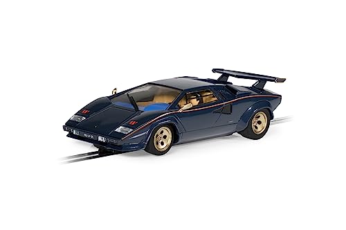 Lamborghini Countach, Walter Wolf, Blau und Goldfarben von Scalextric