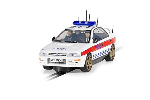 Scalextric C4429 Subaru Impreza WRX – Police Edition Autos – Straße und Rallye von Scalextric