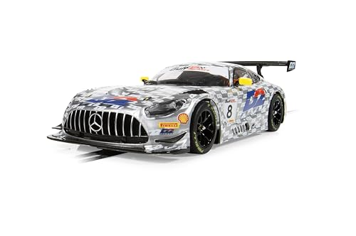 Scalextric C4496 1:32 Mercedes AMG GT3 RAM Racing D2 HD - Slotcar, Rennbahn, Auto für Rennbahn, Rennbahnauto, Rennbahn, Kinderspielzeug, Zubehör für Rennbahnen, Silver Scalextric C4496 1:32 Mercedes AMG GT3 RAM Racing D2 HD - Slotcar, Rennbahn, Auto für Rennbahn, Rennbahnauto, Rennbahn, Kinderspielzeug, Zubehör für Rennbahnen, Silver von Scalextric
