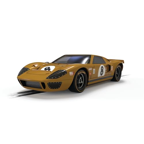 Scalextric C4495 1:32 Ford GT40 BOAC 1968#8 Drury HD - Slotcar, Rennbahn, Auto für Rennbahn, Rennbahnauto, Rennbahn für Kinder, Kinderspielzeug, Zubehör für Kinderrennbahnen von Scalextric