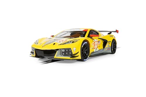 Scalextric Cars – C4558 Chevrolet Corvette C8R – Lemans GTE AM Winner 2023 – Spielzeug-Schlitzauto zur Verwendung Rennstrecken – Geschenkideen für kleine Kinder von Scalextric