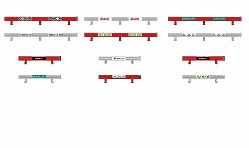 Scalextric Leitplanken mit Aufklebern von Scalextric