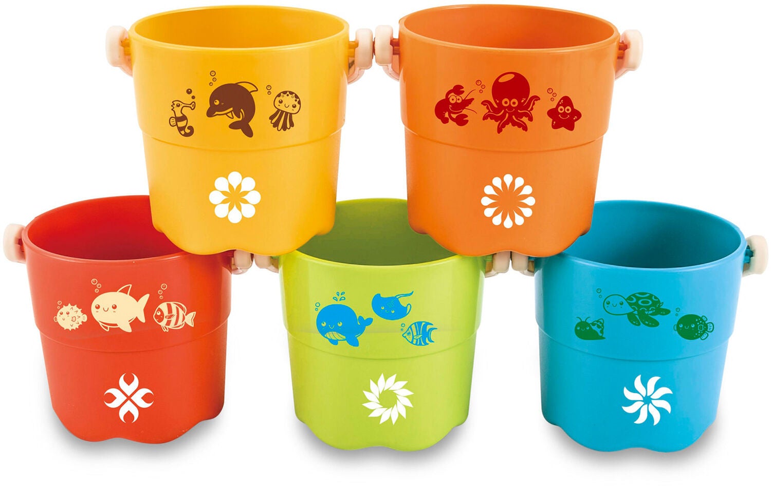 Scandinavian Baby Products Stacking Bucket Aktivitätsspielzeug, Babyspielzeug von Scandinavian Baby Products