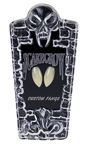Halloween! Smiffys Klassische Deluxe Vampir-Fangzähne, Weiß, in Sarg-Box Halloween! Smiffys Klassische Deluxe Vampir-Fangzähne, Weiß, in Sarg-Box von Scarecrow