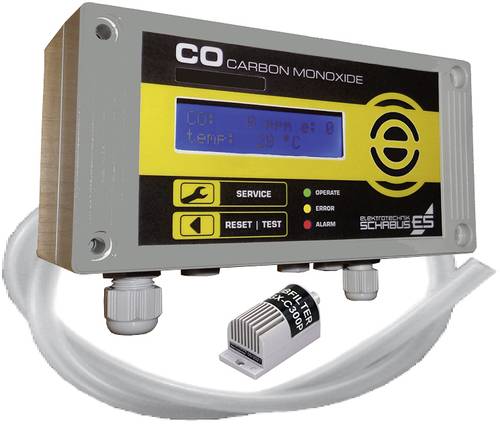 Schabus GX-C300P Kohlenmonoxid-Melder mit internem Sensor netzbetrieben detektiert Kohlenmonoxid von Schabus