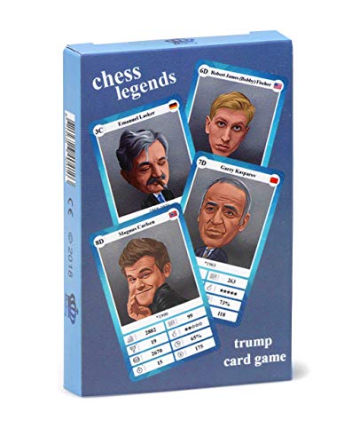 Schach Quartett - Trumpf Kartenspiel mit 32 Schach-Legenden für Kinder und Erwachsene von Schach Quartett