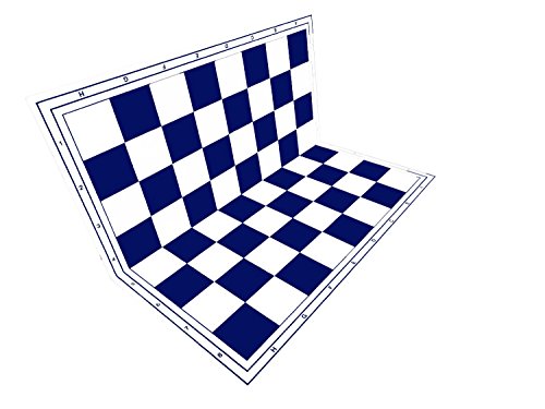 SchachQueen - Schachbrett Plastik Feldgröße 57 mm klappbar blau/weiß SchachQueen - Schachbrett Plastik Feldgröße 57 mm klappbar blau/weiß von SchachQueen