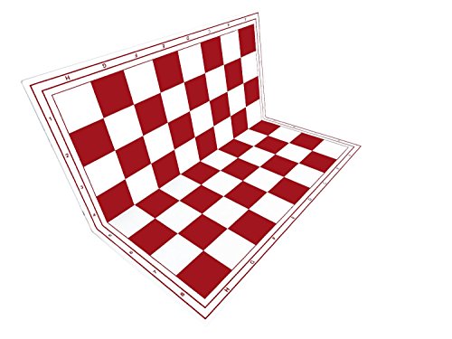 SchachQueen - Schachbrett Plastik Feldgröße 57 mm klappbar rot/weiß SchachQueen - Schachbrett Plastik Feldgröße 57 mm klappbar rot/weiß von SchachQueen