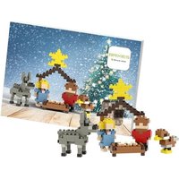 BRIXIES 200009 - Postkarte Krippe, 3D Konstruktionsbausatz aus Ministeinen, 189 Teile von Schäfer Toy Company GmbH