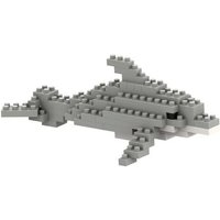 BRIXIES 200028 - Delphin, 3D Konstruktionsbausatz aus Ministeinen, 65Teile von Schäfer Toy Company GmbH