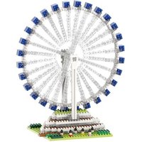 BRIXIES 200064 - Riesenrad, 3D Konstruktionsbausatz aus Ministeinen, 900 Teile BRIXIES 200064 - Riesenrad, 3D Konstruktionsbausatz aus Ministeinen, 900 Teile von Schäfer Toy Company GmbH