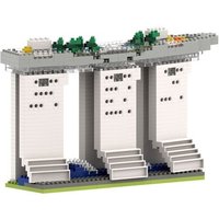BRIXIES 200065 - Marina Nay Sands, 3D Konstruktionsbausatz aus Ministeinen, 494 Teile von Schäfer Toy Company GmbH