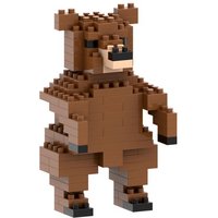 BRIXIES 200077 - Bär, 3D Konstruktionsbausatz aus Ministeinen, 109 Teile von Schäfer Toy Company GmbH