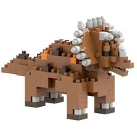 BRIXIES 200080 - Triceratops, 3D Konstruktionsbausatz aus Ministeinen, 138 Teile von Schäfer Toy Company GmbH
