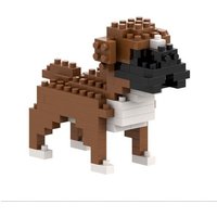 BRIXIES 200088 - Boxer, 3D Konstruktionsbausatz aus Ministeinen, 89 Teile von Schäfer Toy Company GmbH