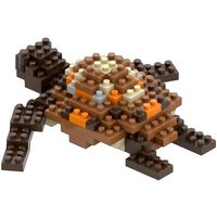 BRIXIES 200095 - Schildkröte, 3D Konstruktionsbausatz aus Ministeinen, 103 Teile von Schäfer Toy Company GmbH