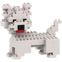 BRIXIES 200112 - Hund, 3D Konstruktionsbausatz aus Ministeinen, 95 Teile von Schäfer Toy Company GmbH