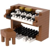 BRIXIES 200114 - Violine, 3D Konstruktionsbausatz aus Ministeinen, 161 Teile von Schäfer Toy Company GmbH