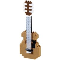 BRIXIES 200121 - Gitarre, 3D Konstruktionsbausatz aus Ministeinen, 103 Teile von Schäfer Toy Company GmbH