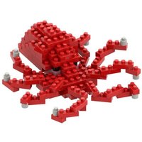 BRIXIES 200149 - Großer Oktupus, 3D Konstruktionsbausatz aus Ministeinen, 102 Teile von Schäfer Toy Company GmbH