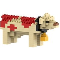 BRIXIES 200154 - Schweizer Kuh, 3D Konstruktionsbausatz aus Ministeinen, 142 Teile von Schäfer Toy Company GmbH