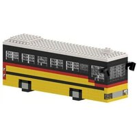 BRIXIES 200161 - Schweizer Postauto, 3D Konstruktionsbausatz aus Ministeinen, 339 Teile BRIXIES 200161 - Schweizer Postauto, 3D Konstruktionsbausatz aus Ministeinen, 339 Teile von Schäfer Toy Company GmbH