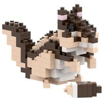 BRIXIES 200174 - Streifenhörnchen, 3D Konstruktionsbausatz aus Ministeinen, 145 Teile von Schäfer Toy Company GmbH