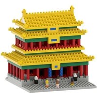 BRIXIES 200185 - The Lama Temple, 3D Konstruktionsbausatz aus Ministeinen, 570 Teile von Schäfer Toy Company GmbH