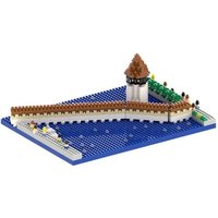 BRIXIES 200211 - Kapellbrücke Luzern, 3D Konstruktionsbausatz aus Ministeinen, 562 Teile BRIXIES 200211 - Kapellbrücke Luzern, 3D Konstruktionsbausatz aus Ministeinen, 562 Teile von Schäfer Toy Company GmbH