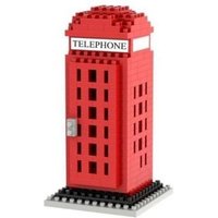 BRIXIES 200264 - Telefonbox, 3D Konstruktionsbausatz aus Ministeinen, 365 Teile BRIXIES 200264 - Telefonbox, 3D Konstruktionsbausatz aus Ministeinen, 365 Teile von Schäfer Toy Company GmbH