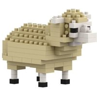 BRIXIES 200280 - Schaf, 3D Konstruktionsbausatz aus Ministeinen, 84 Teile von Schäfer Toy Company GmbH