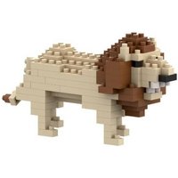 BRIXIES 200290 - Löwe, 3D Konstruktionsbausatz aus Ministeinen, 119 Teile von Schäfer Toy Company GmbH