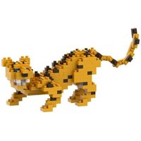 BRIXIES 200291 - Leopard, 3D Konstruktionsbausatz aus Ministeinen, 184 Teile von Schäfer Toy Company GmbH