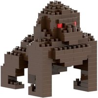 BRIXIES 200292 - Gorilla, 3D Konstruktionsbausatz aus Ministeinen, 126 Teile von Schäfer Toy Company GmbH
