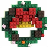 BRIXIES 203004 - Weihnachtskranz, 3D Konstruktionsbausatz aus Ministeinen, 105 Teile BRIXIES 203004 - Weihnachtskranz, 3D Konstruktionsbausatz aus Ministeinen, 105 Teile von Schäfer Toy Company GmbH